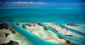 Aerial view of Ambergris Caye, Belize (© Michael Melford/Getty Images) &copy; (Bing Australia)