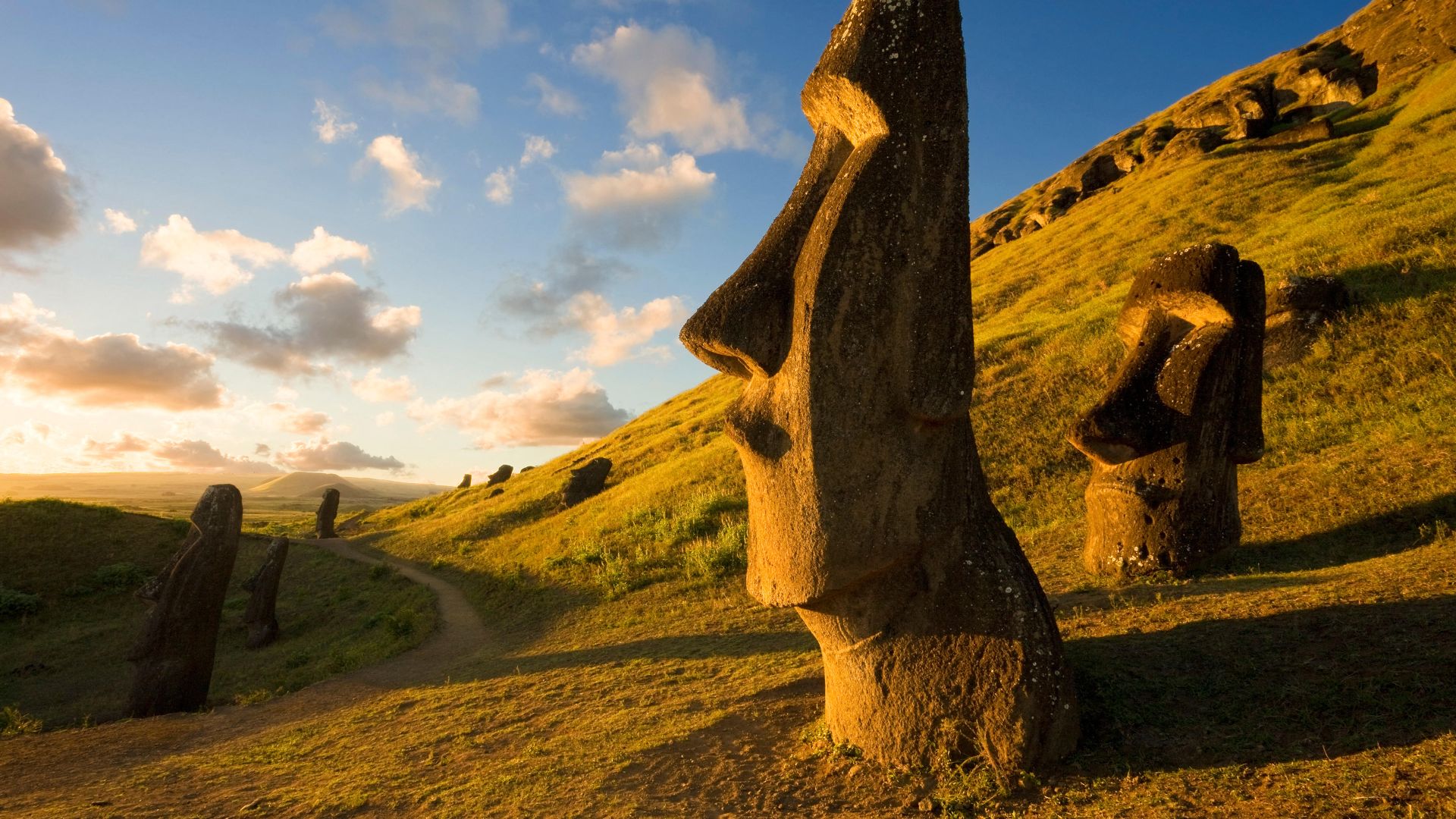 Moai statue quarry, Rano Raraku, Easter Island, Chile