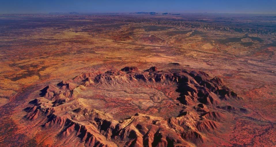 Gosse's Bluff meteorite impact crater in Tnorala Conservation Reserve, Northern Territory, Australia