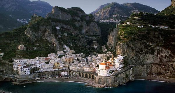 The town of Atrani on the Amalfi Coast, Italy