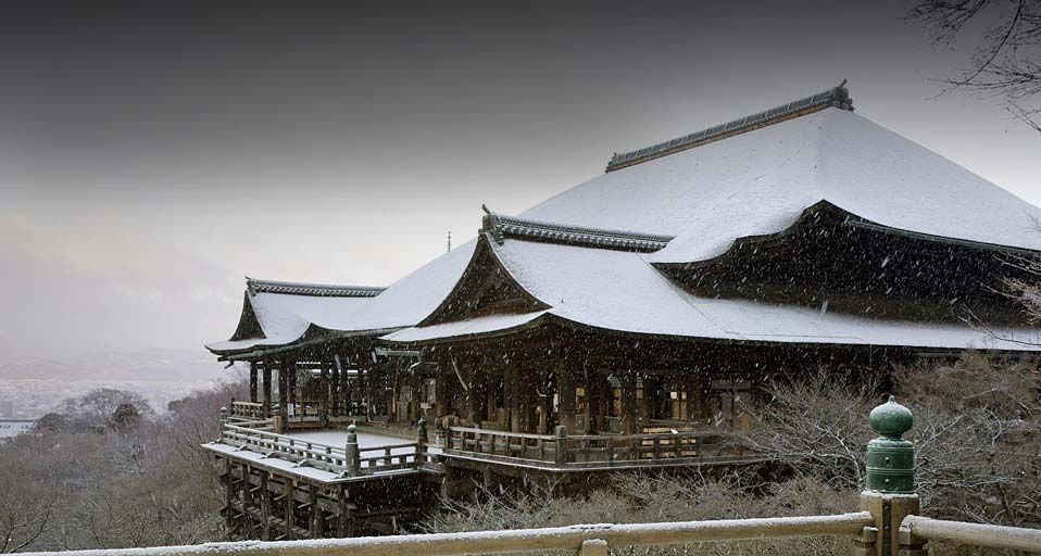 ｢雪の清水寺｣京都, 東山