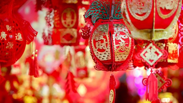 Lanterne rosse per festeggiare il Capodanno cinese