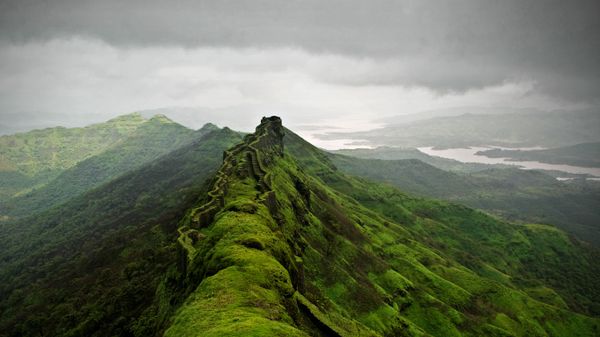 Rajgad Fort near Pune, India