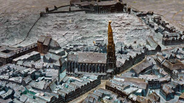 For World Braille Day, a tactile map of Landshut, Germany