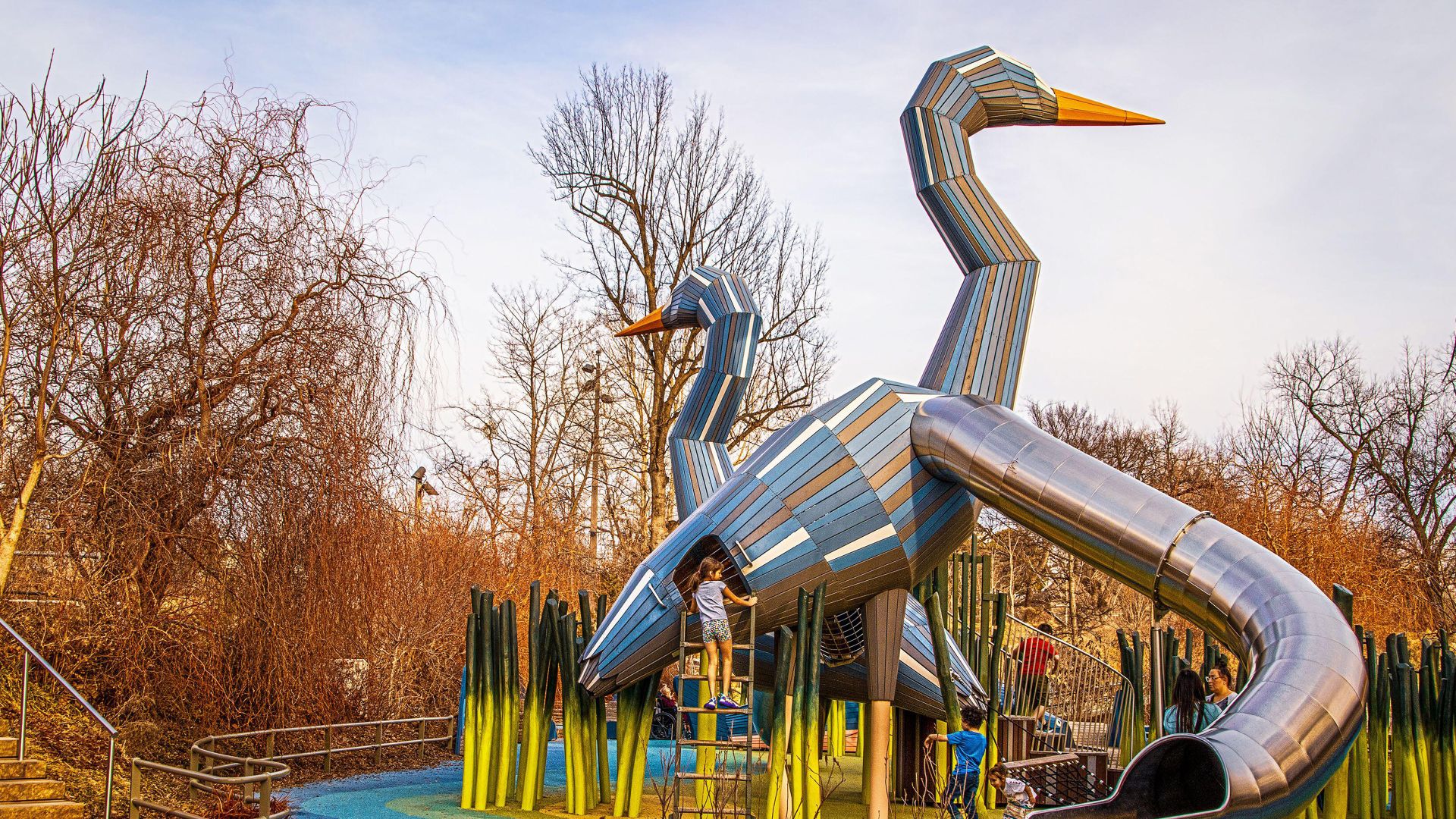 Chapman Adventure Playground in the Gathering Place, Tulsa, Oklahoma