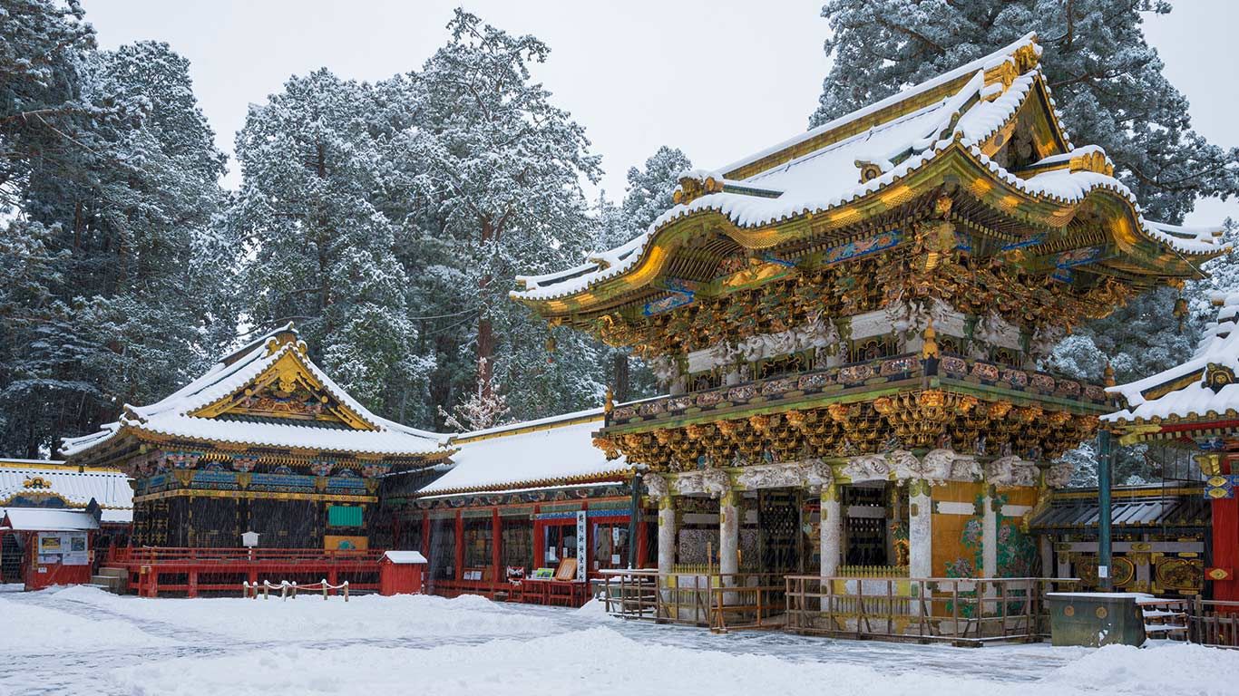 ｢雪の日光東照宮｣栃木県