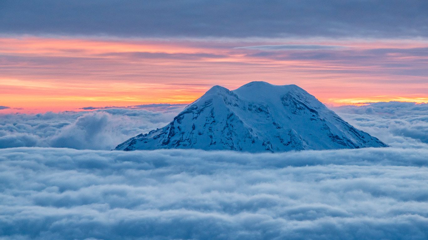 Mount Rainier in Washington state