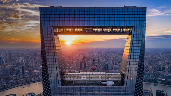 The Shanghai World Financial Center in China