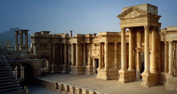 The Triumphal Arch at Palmyra, Syria