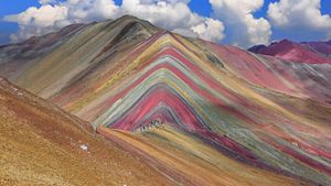 Vinicunca Mountain in the Cusco Region of Peru (© sorincolac/Getty Images)(Bing Australia)
