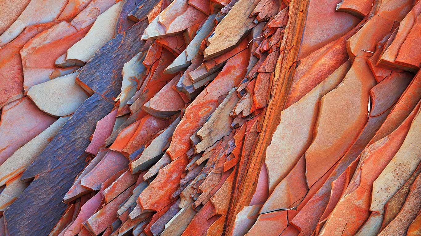 Stone structure in Hamersley Gorge, Karijini National Park, Australia