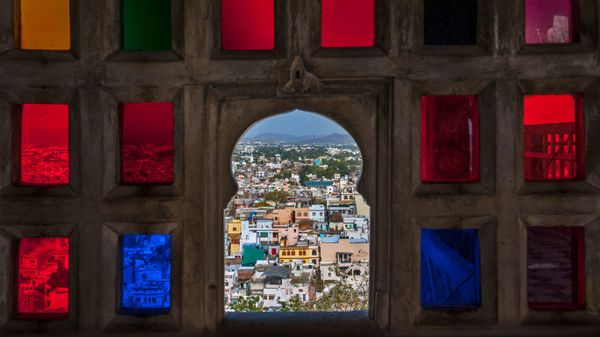 View from the City Palace, Udaipur, Rajasthan, India