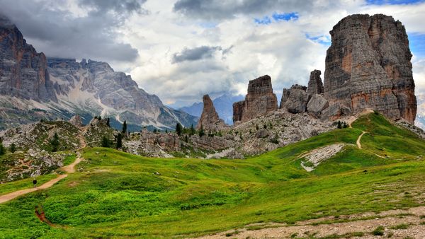 Cinque Torri, Dolomiti, Cortina d’Ampezzo, Belluno, Veneto