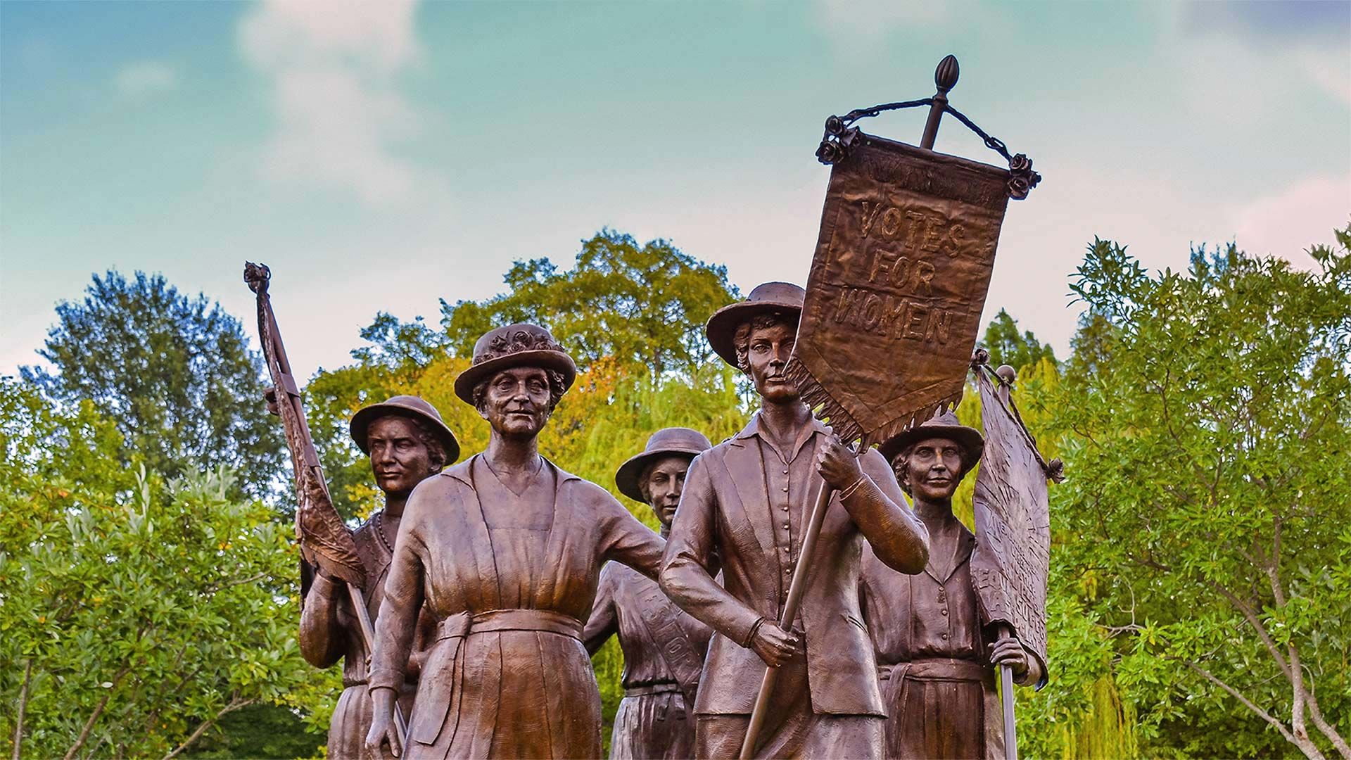 Tennessee Woman Suffrage Monument in Centennial Park, Nashville, Tennessee