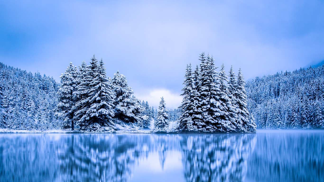 Two Jack Lake in Banff National Park, Alberta, Canada