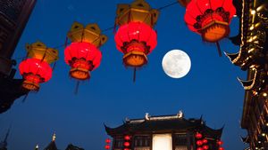 中秋之夜, 上海豫园 (© Zyxeos30/Getty images)(Bing China)