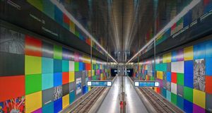 Georg-Brauchle-Rin U-Bahn station in Munich, Germany -- Christian Beirle González/Getty Images &copy; (Bing New Zealand)