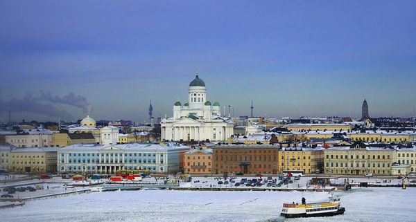 Helsinki, Finland in winter