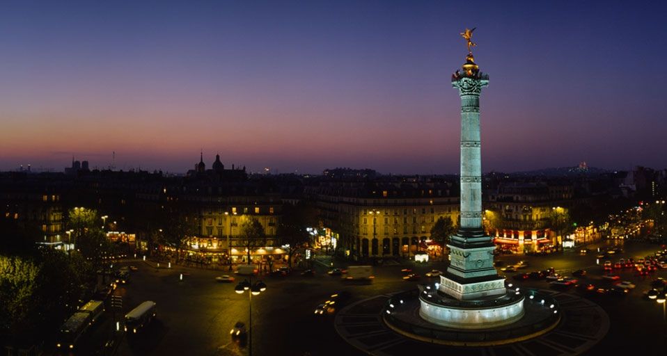 July Column in the Place de la Bastille, Paris, France