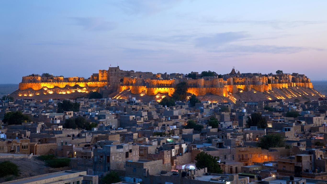 Jaisalmer Fort in Rajasthan, India