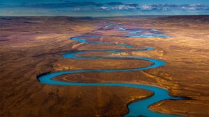 Santa Cruz River, Patagonia, Argentina (© Coolbiere Photograph/Getty Images)(Bing New Zealand)