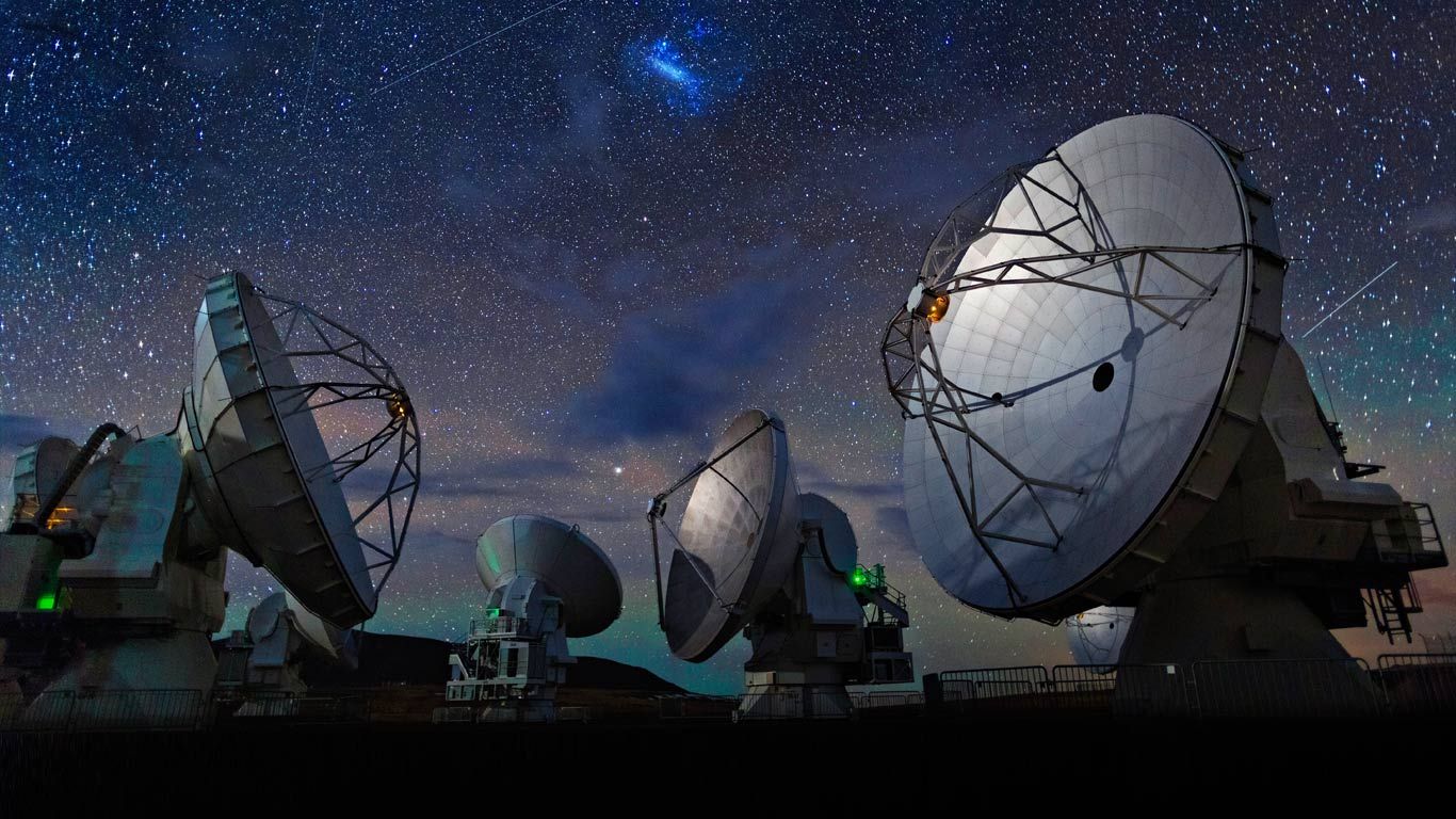 Atacama Large Millimeter Array (ALMA) in the Atacama Desert, Chile