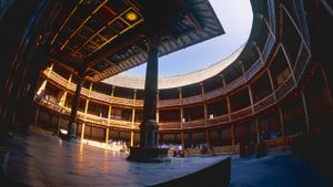 Théâtre du Globe (Shakespeare's Globe Theatre) à Londres, Royaume-Uni (© Alain Schroeder/age fotostock)(Bing France)