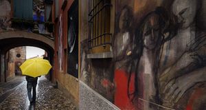 Graffitis de Dozza dans la province de Bologne, Italie (© SIME/eStock Photos) &copy; (Bing France)