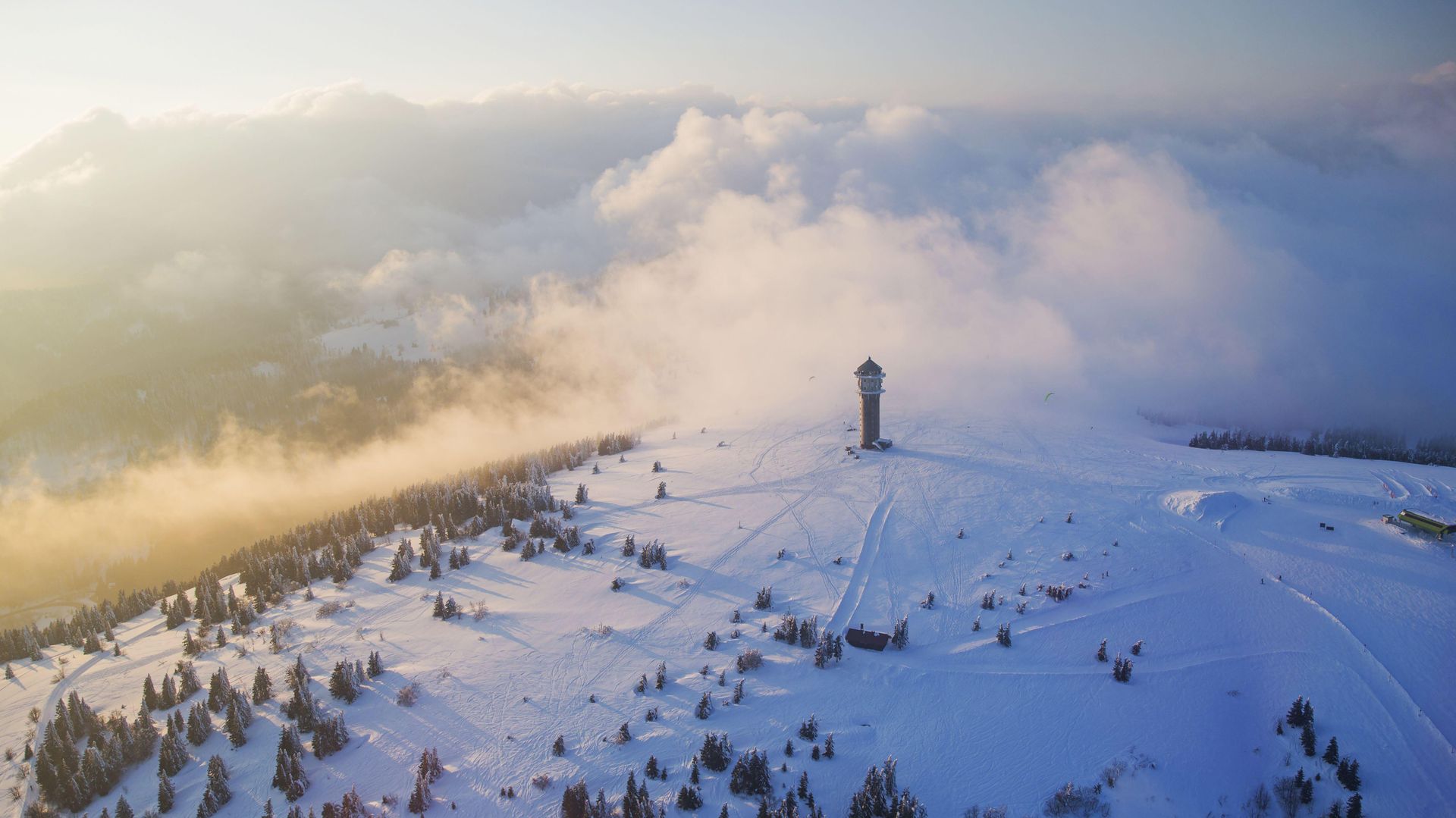 Torre di Feldberg nella Foresta Nera, Baden-Württemberg, Germania