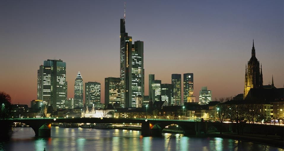Skyline of Frankfurt, Germany