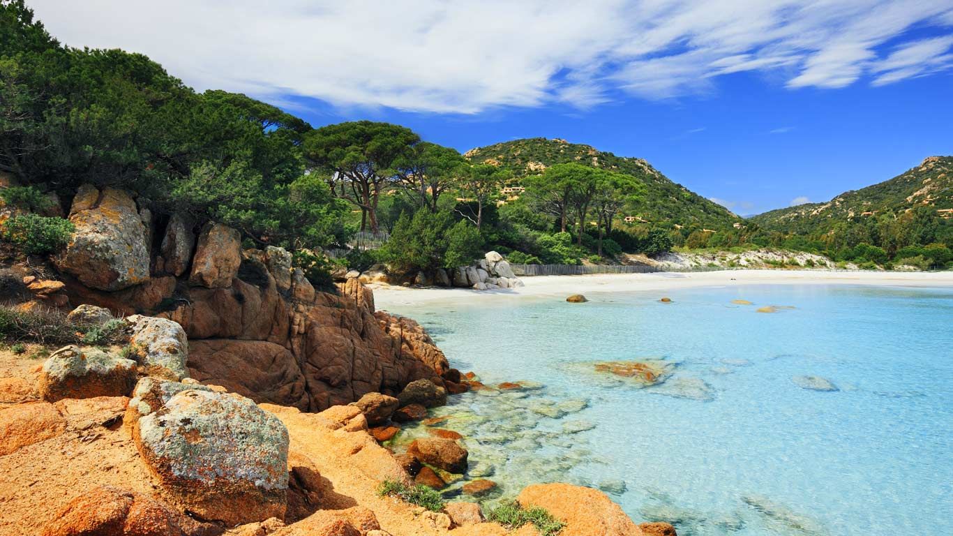 Plages de Palombaggia à Porto-Vecchio, Corse-du-Sud