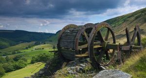 The remains of a Bedwellty Pits Incline Engine, Blaenau Gwent, Wales - Chris Warne/age fotostock &copy; (Bing United Kingdom)