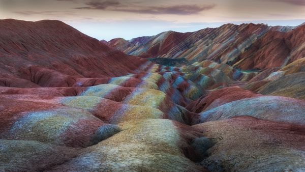 Parco Nazionale di Zhangye Danxia, Gansu, Cina