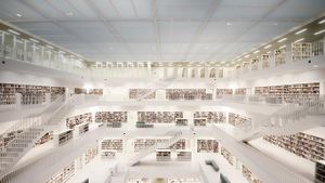 ｢シュトゥットガルト市立図書館｣ドイツ, シュトゥットガルト (© Guillaume Rio/500px)(Bing Japan)