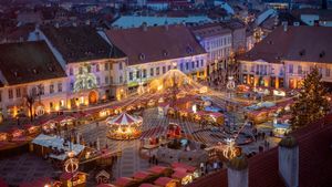 Sibiu Christmas Market, Romania (© Calin Stan/Alamy Stock Photo)(Bing Australia)