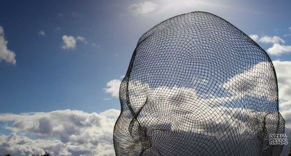 Irma-Nuria by Jaume Plensa, Yorkshire Sculpture Park, Wakefield, England