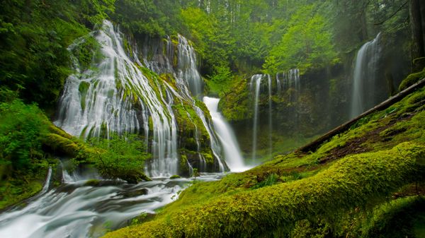 Panther Creek Falls, Gifford Pinchot National Forest, Washington, USA