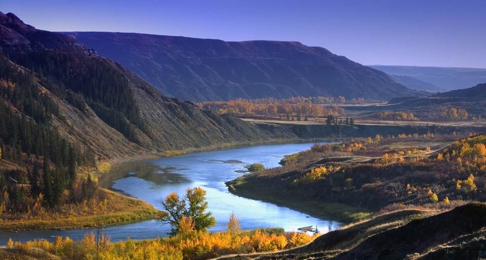 Dry Island Buffalo Jump Provincial Park, Alberta, Canada
