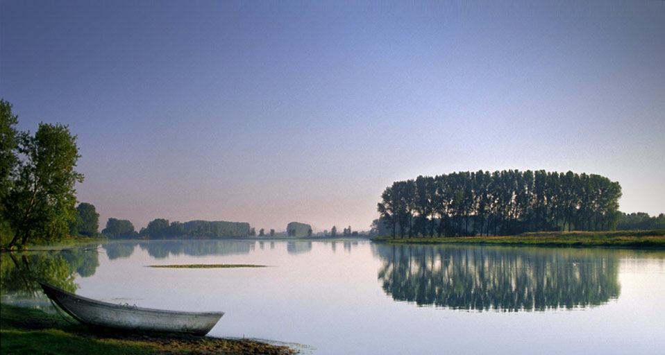 River Rhine near Xanten, Germany