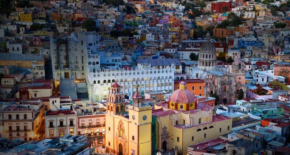 View over Guanajuato, Mexico