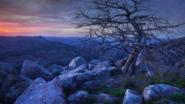 Mount Scott in Wichita Mountains National Wildlife Refuge, Oklahoma