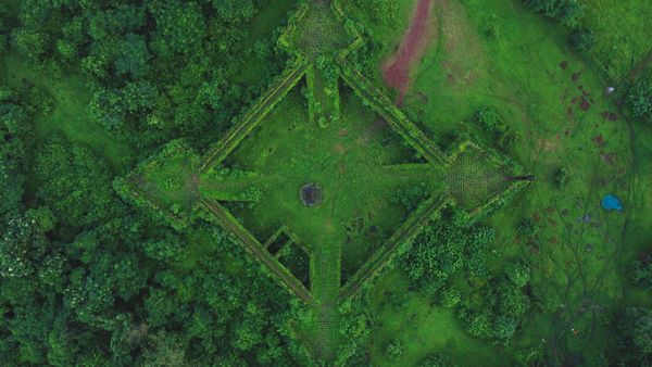 Corjuem Fort in Goa, India