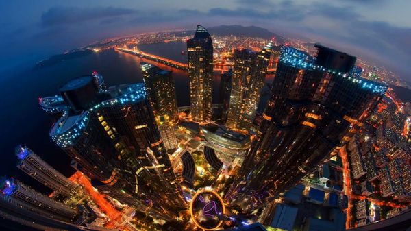 Marine City in the Haeundae district of Busan, South Korea