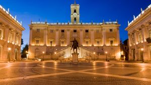 Piazza del Campidoglio, Roma, Lazio (© Deejpilot/iStock/Getty Images)(Bing Italia)