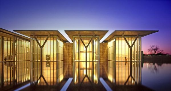 Modern Art Museum in Fort Worth, Texas, USA