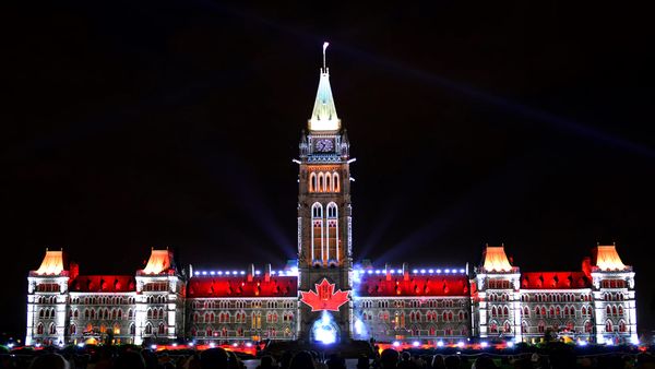 The Peace Tower on Parliament Hill, Ottawa