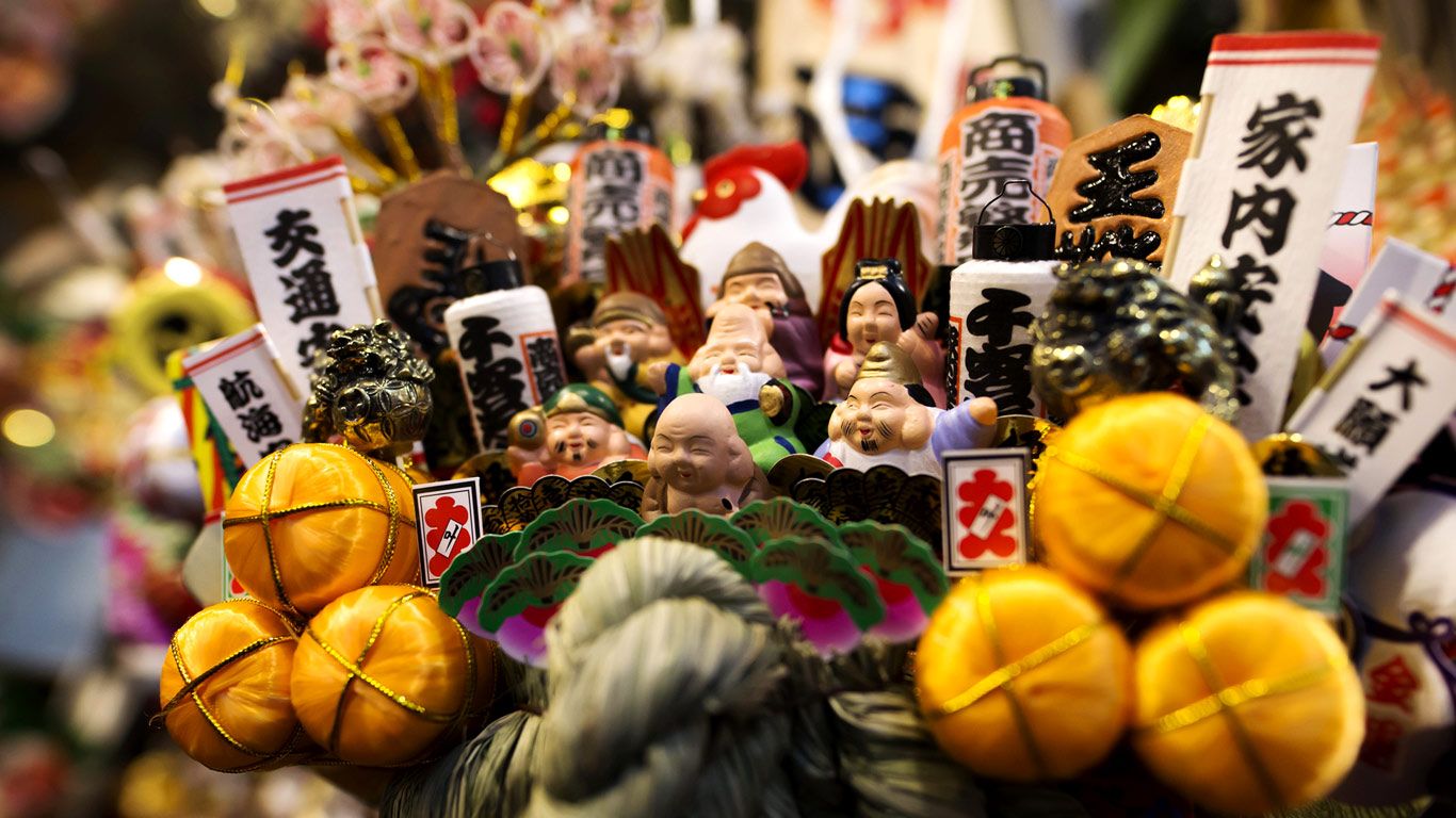 ｢酉の市の縁起熊手｣東京, 浅草