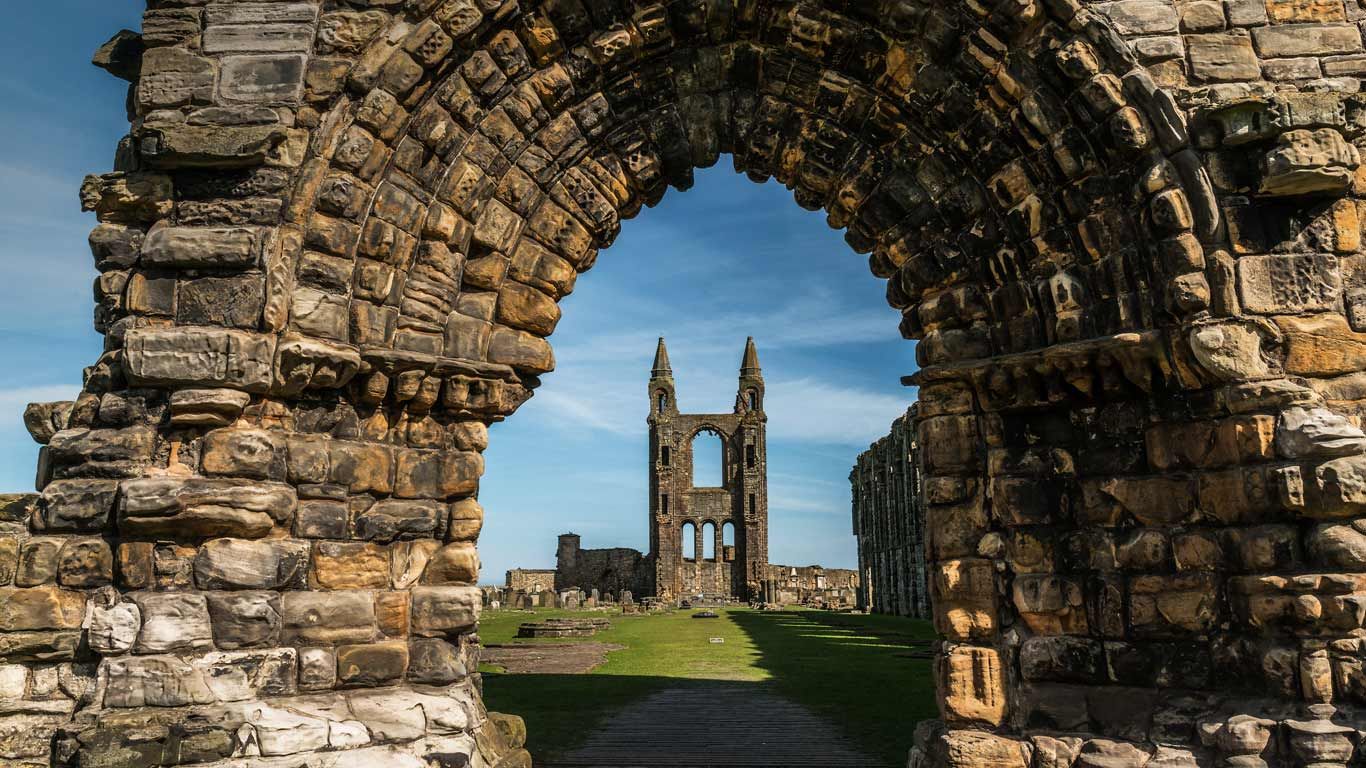 St Andrews Cathedral in Fife, Scotland
