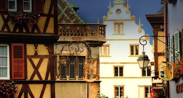 Half-timbered houses in Colmar, Alsace, France