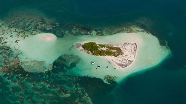 Guadeloupe, Grand Cul-de-sac Marin, Ilets de Carénage, Ilet Blanc